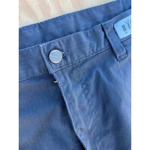 Carhartt Relaxed Fit Canvas Gray Men 34x30 Work Pants Y2K Casual outdoors - Picture 11 of 12